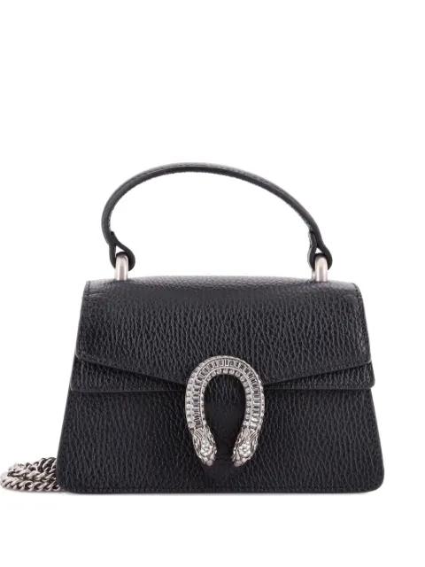 Dionysus Top Handle Bag Leather with Crystals Mini satchel by GUCCI 
