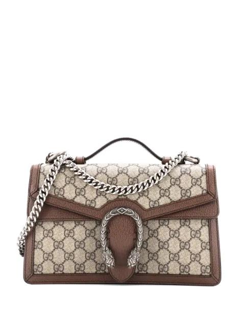 Dionysus Top Handle Chain Bag GG Coated Canvas Small satchel by GUCCI 