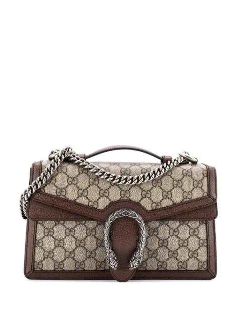 Dionysus Top Handle Chain Bag GG Coated Canvas Small satchel by GUCCI 