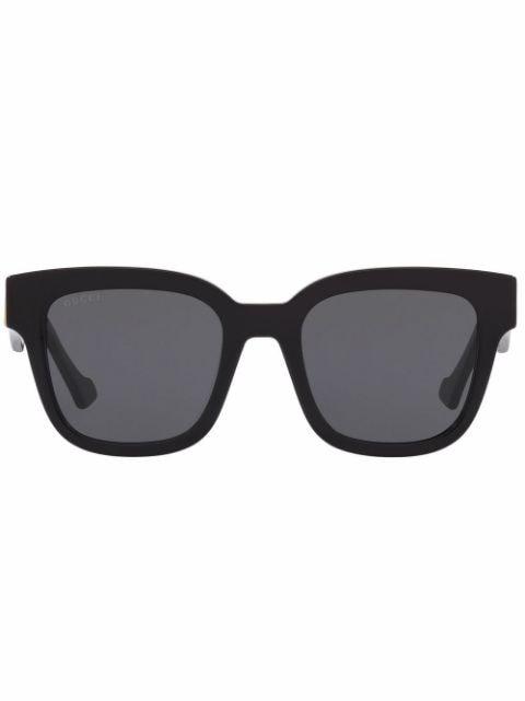 Double G square-frame sunglasses by GUCCI