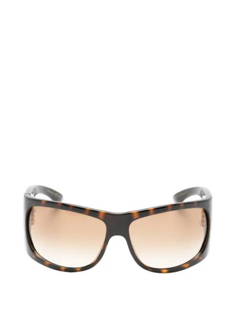 Double G tortoiseshell-effect sunglasses by GUCCI