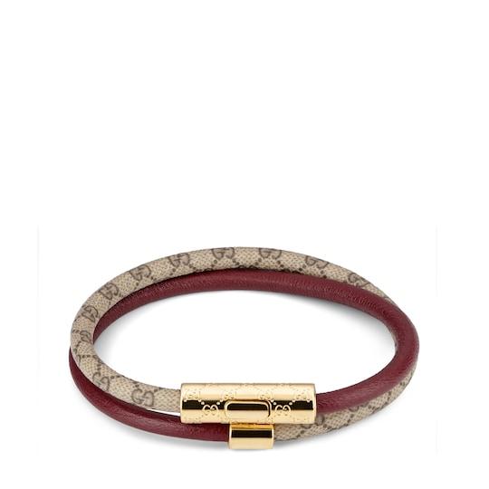 Double bracelet with GG detail by GUCCI