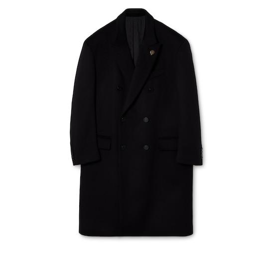 Double-breasted wool cashmere coat by GUCCI