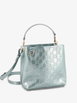 Emblem GG Embossed Patent Small bucket bag by GUCCI Emblem GG Embossed Patent Small bucket bag by GUCCI