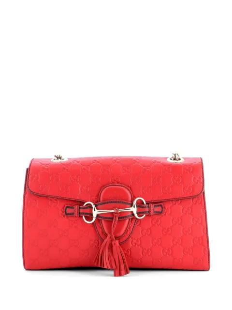 Emily Chain Flap Bag Guccissima Leather Medium shoulder bag by GUCCI 