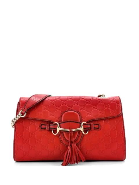 Emily Chain Flap Bag Guccissima Leather Medium shoulder bag by GUCCI 