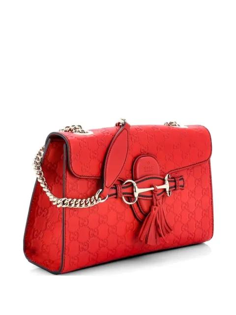 Emily Chain Flap Bag Guccissima Leather Medium shoulder bag by GUCCI 