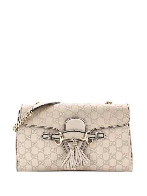 Emily Chain Flap Bag Guccissima Leather Medium shoulder bag by GUCCI 