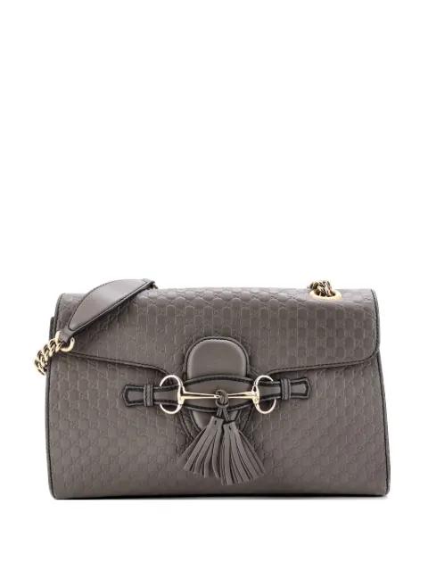 Emily Chain Flap Bag Microguccissima Leather Medium shoulder bag by GUCCI 