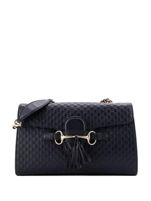 Emily Chain Flap Bag Microguccissima Leather Medium shoulder bag by GUCCI 