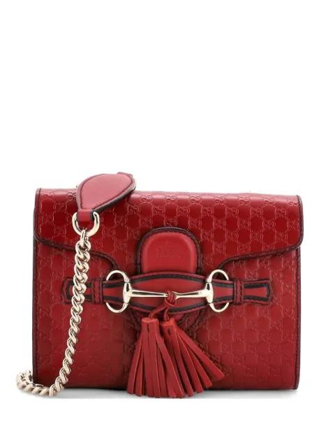 Emily Chain Flap Bag Microguccissima Leather Mini shoulder bag by GUCCI 