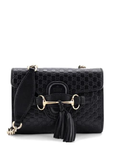 Emily Chain Flap Bag Microguccissima Leather Mini shoulder bag by GUCCI 