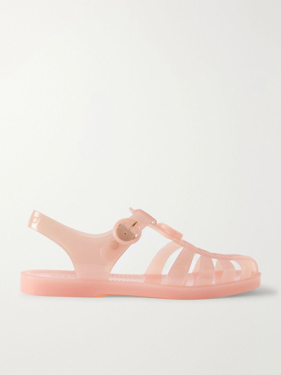 Fisherman embellished rubber sandals by GUCCI