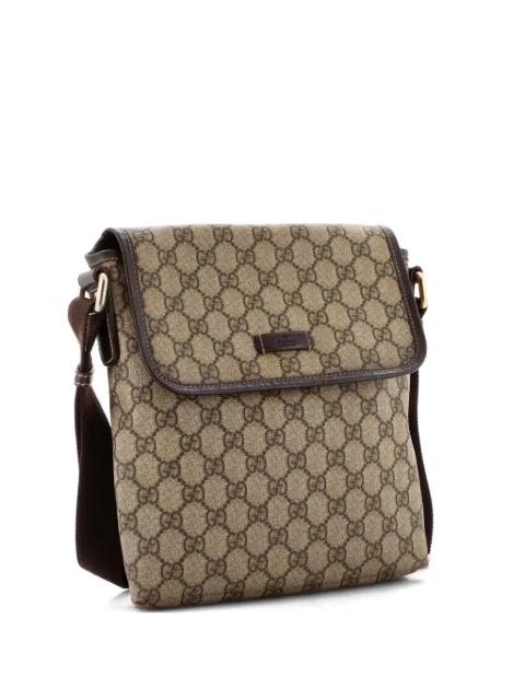Flap Messenger GG Coated Canvas Small crossbody bag by GUCCI 