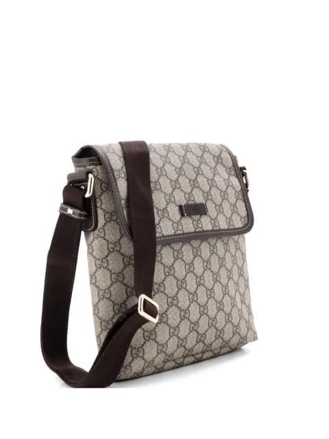 Flap Messenger GG Coated Canvas Small crossbody bag by GUCCI 