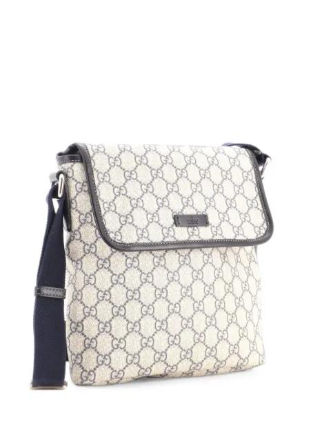 Flap Messenger GG Coated Canvas Small crossbody bag by GUCCI 