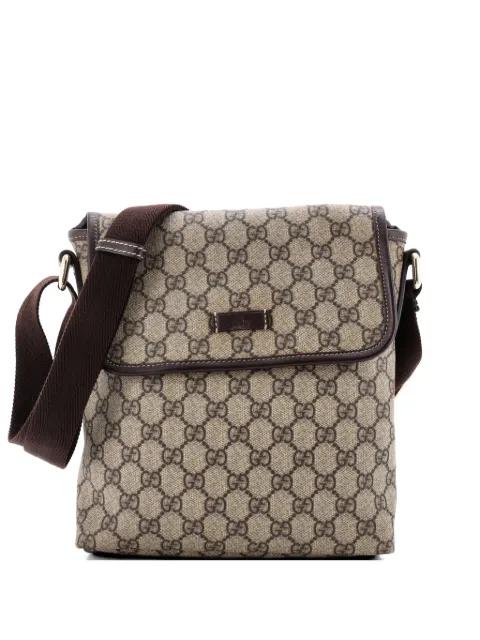 Flap Messenger GG Coated Canvas Small crossbody bag by GUCCI 