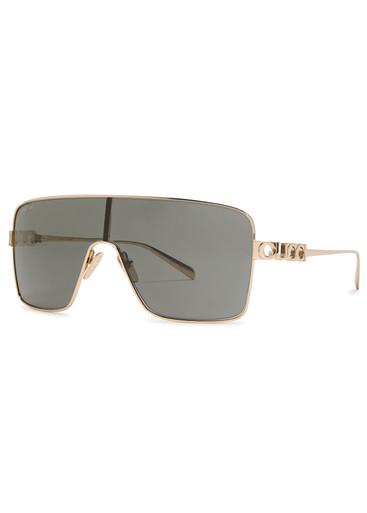 Flattop mask sunglasses by GUCCI