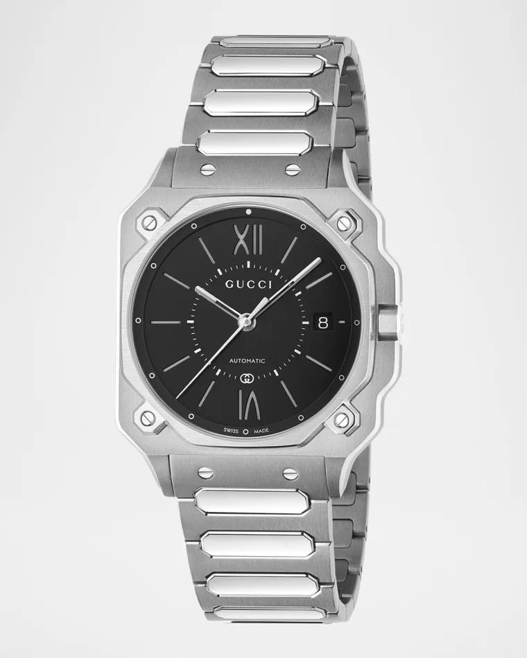 G-Flat Stainless Steel Bracelet Watch, 36mm by GUCCI G-Flat Stainless Steel Bracelet Watch, 36mm by GUCCI