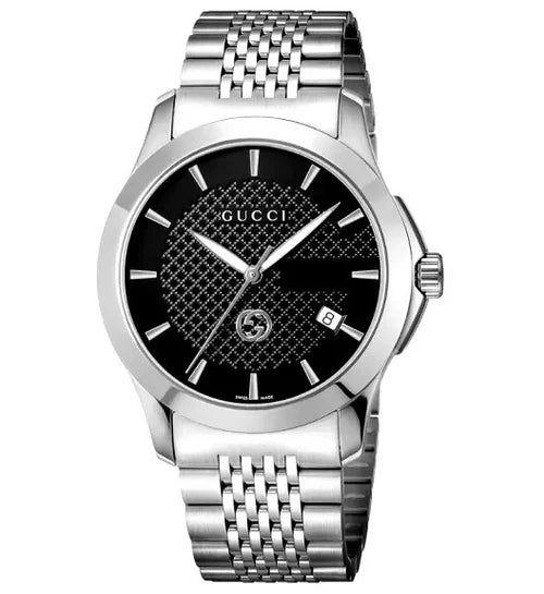 G-Timeless Black Dial Watch by GUCCI