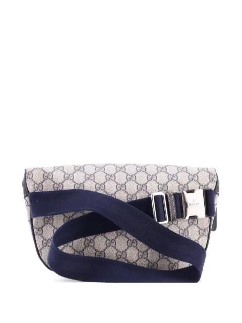GG Coated Canvas with Leather Small belt bag by GUCCI 