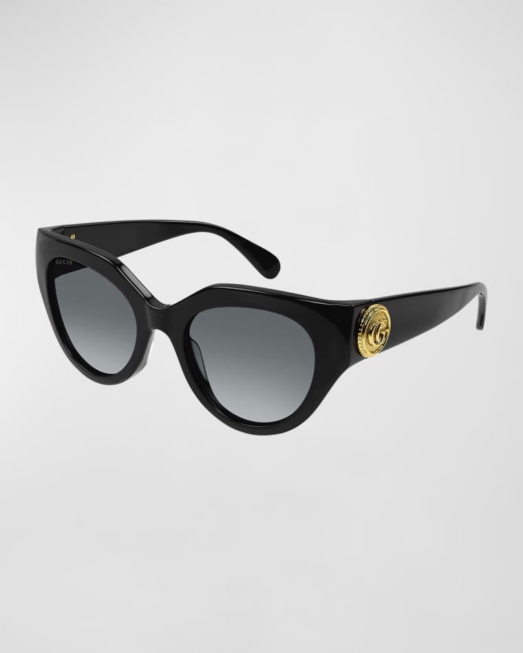 GG Emblem Acetate Cat-Eye Sunglasses by GUCCI