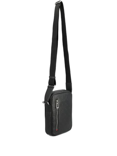 GG Emblem embossed shoulder bag by GUCCI