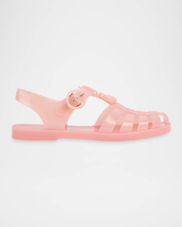 GG Glossy Jelly Fisherman Sandals by GUCCI