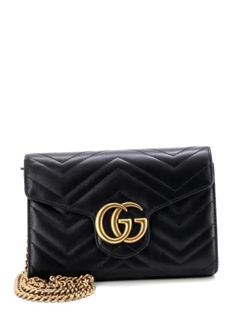 GG Marmont Chain Wallet Matelasse Leather Mini crossbody bag by GUCCI 