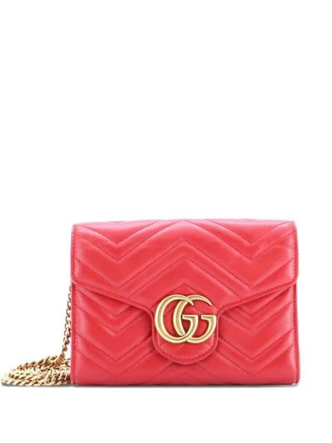 GG Marmont Chain Wallet Matelasse Leather Mini crossbody bag by GUCCI 