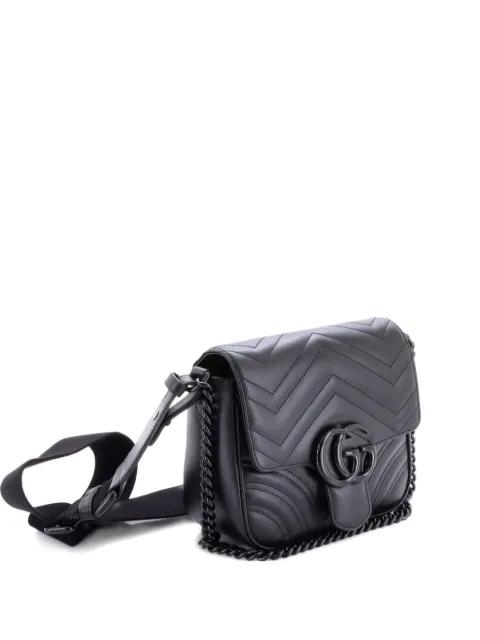 GG Marmont Convertible Flap Shoulder Bag Matelasse Leather Mini crossbody bag by GUCCI 