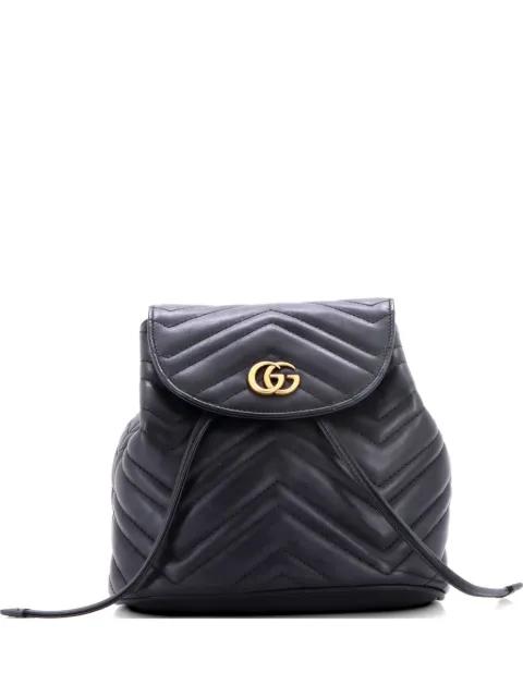 GG Marmont Drawstring Matelasse Leather Mini backpack by GUCCI 