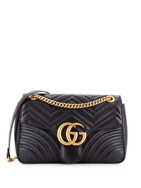 GG Marmont Flap Bag Matelasse Leather Large shoulder bag by GUCCI 