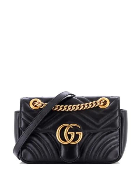 GG Marmont Flap Bag Matelasse Leather Mini crossbody bag by GUCCI 