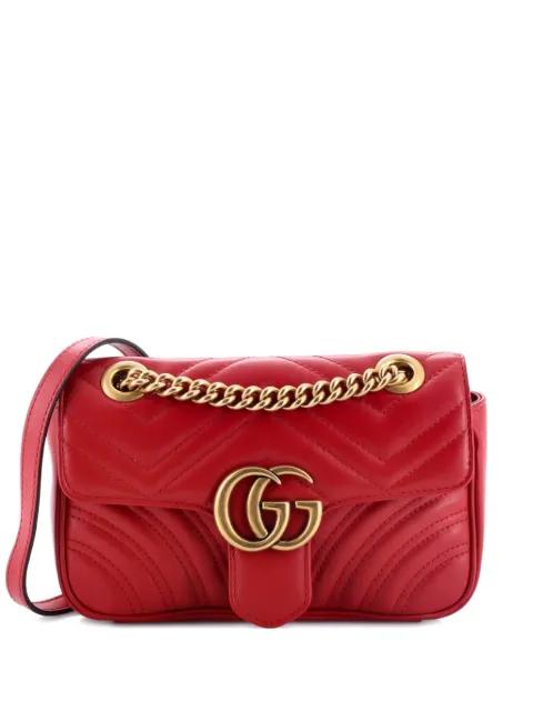 GG Marmont Flap Bag Matelasse Leather Mini crossbody bag by GUCCI 