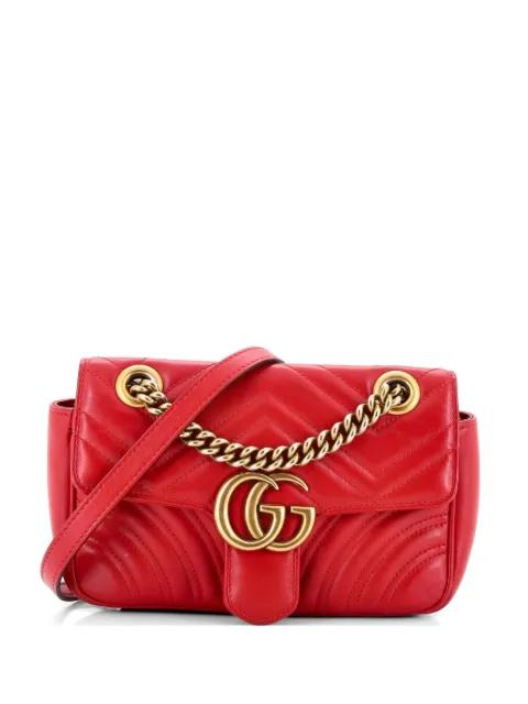 GG Marmont Flap Bag Matelasse Leather Mini crossbody bag by GUCCI 