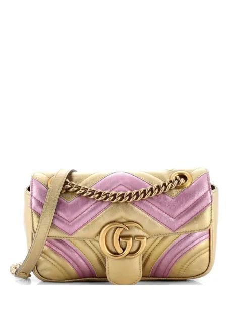 GG Marmont Flap Bag Matelasse Leather Mini crossbody bag by GUCCI 
