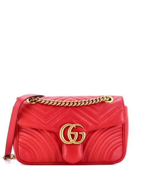 GG Marmont Flap Bag Matelasse Leather Small crossbody bag by GUCCI 