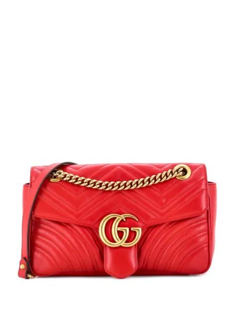 GG Marmont Flap Bag Matelasse Leather Small crossbody bag by GUCCI GG Marmont Flap Bag Matelasse Leather Small crossbody bag by GUCCI