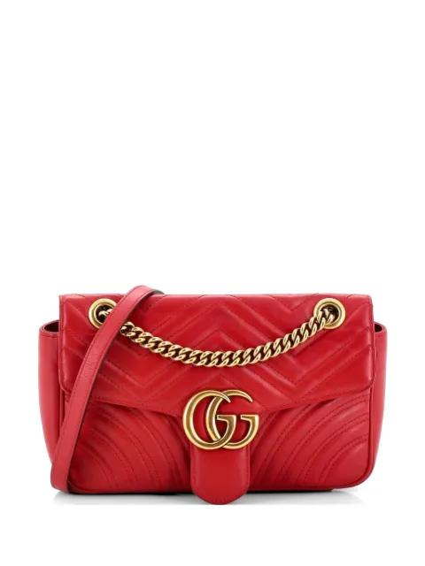 GG Marmont Flap Bag Matelasse Leather Small crossbody bag by GUCCI 