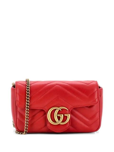 GG Marmont Flap Bag Matelasse Leather Super Mini crossbody bag by GUCCI 