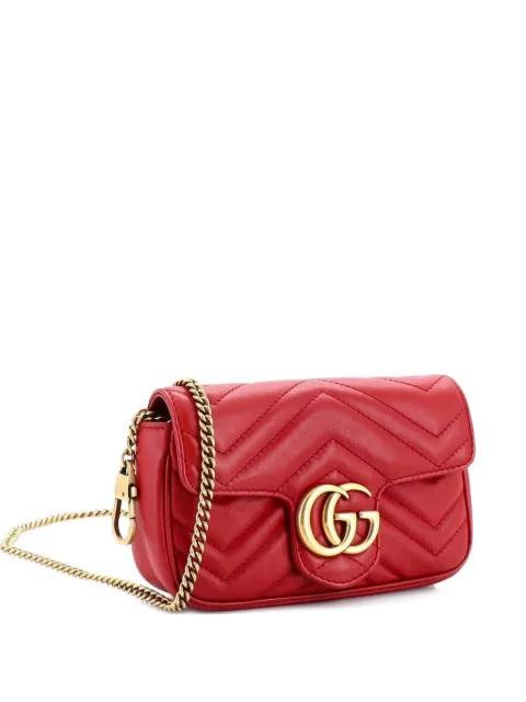 GG Marmont Flap Bag Matelasse Leather Super Mini crossbody bag by GUCCI 