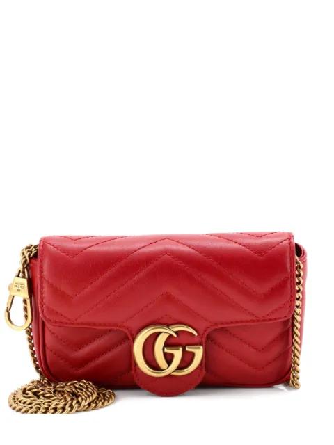 GG Marmont Flap Bag Matelasse Leather Super Mini crossbody bag by GUCCI 