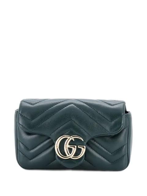 GG Marmont Flap Bag Matelasse Leather Super Mini crossbody bag by GUCCI 