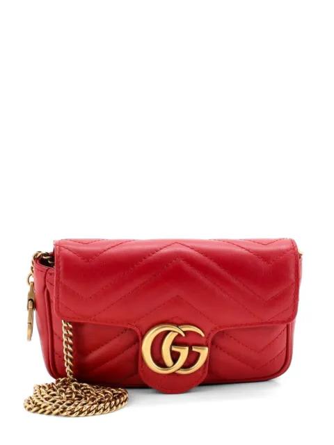 GG Marmont Flap Bag Matelasse Leather Super Mini crossbody bag by GUCCI 