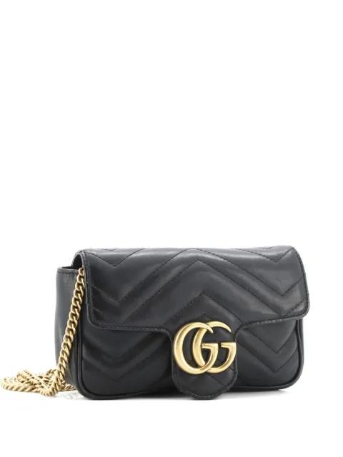 GG Marmont Flap Bag Matelasse Leather Super Mini crossbody bag by GUCCI 