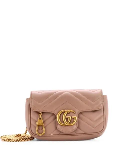 GG Marmont Flap Bag Matelasse Leather Super Mini crossbody bag by GUCCI 