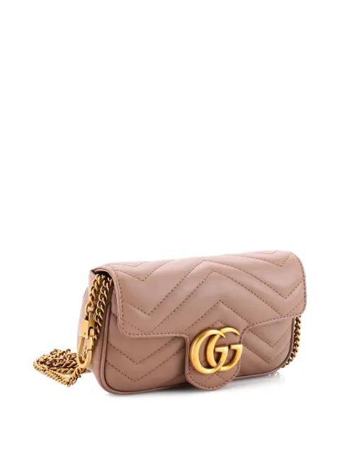 GG Marmont Flap Bag Matelasse Leather Super Mini crossbody bag by GUCCI 