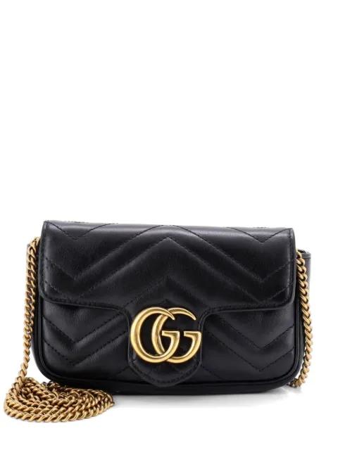GG Marmont Flap Bag Matelasse Leather Super Mini crossbody bag by GUCCI 