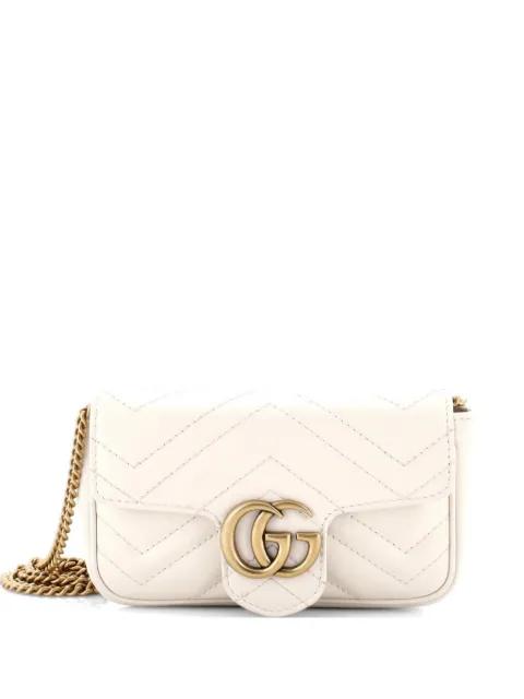 GG Marmont Flap Bag Matelasse Leather Super Mini crossbody bag by GUCCI 